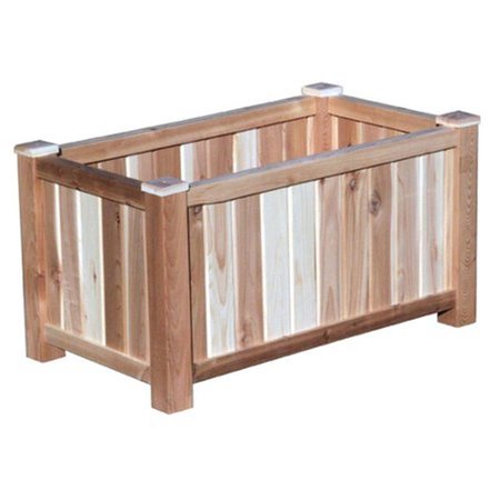 PHARMTEC Cedar Planter - Rectangular 2034PB